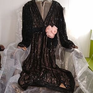 Vintage Donald Brooks Couture Evening Dress